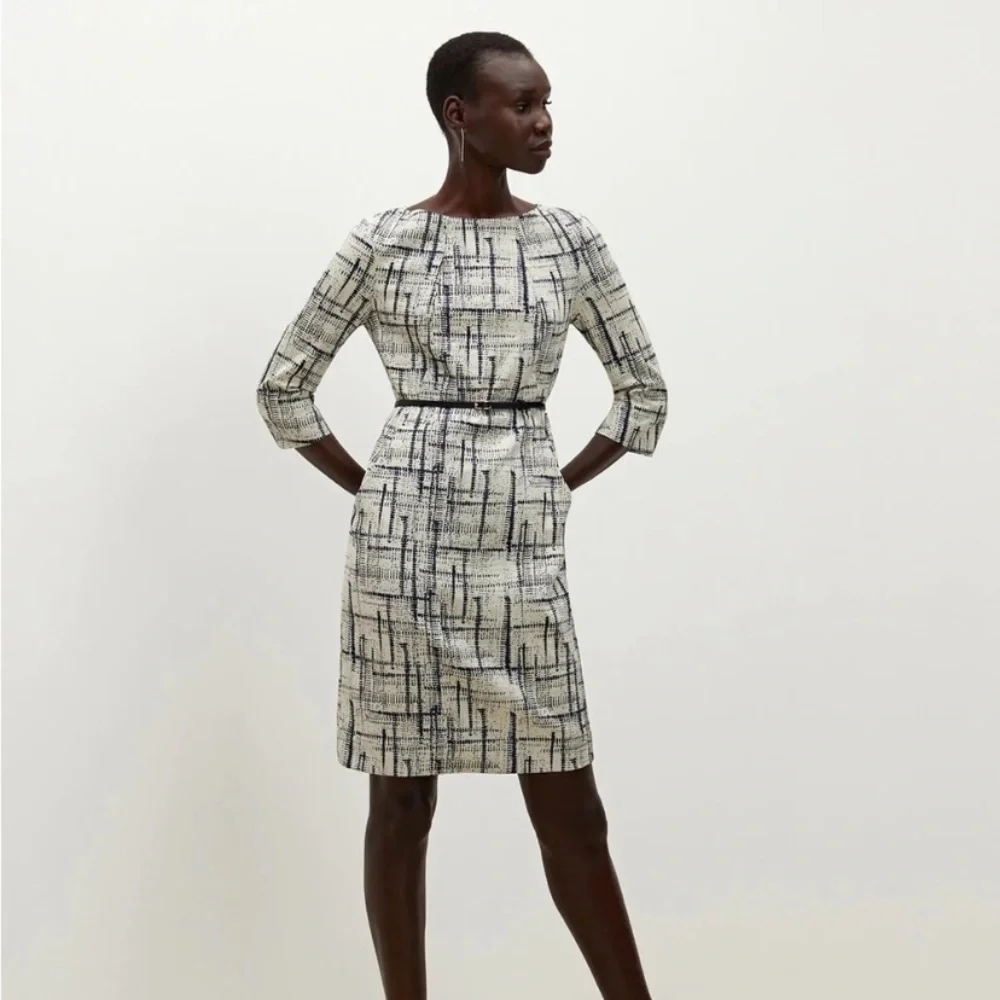MM Lafleur Etsuko 2.0 Cubist Jacquard Dress